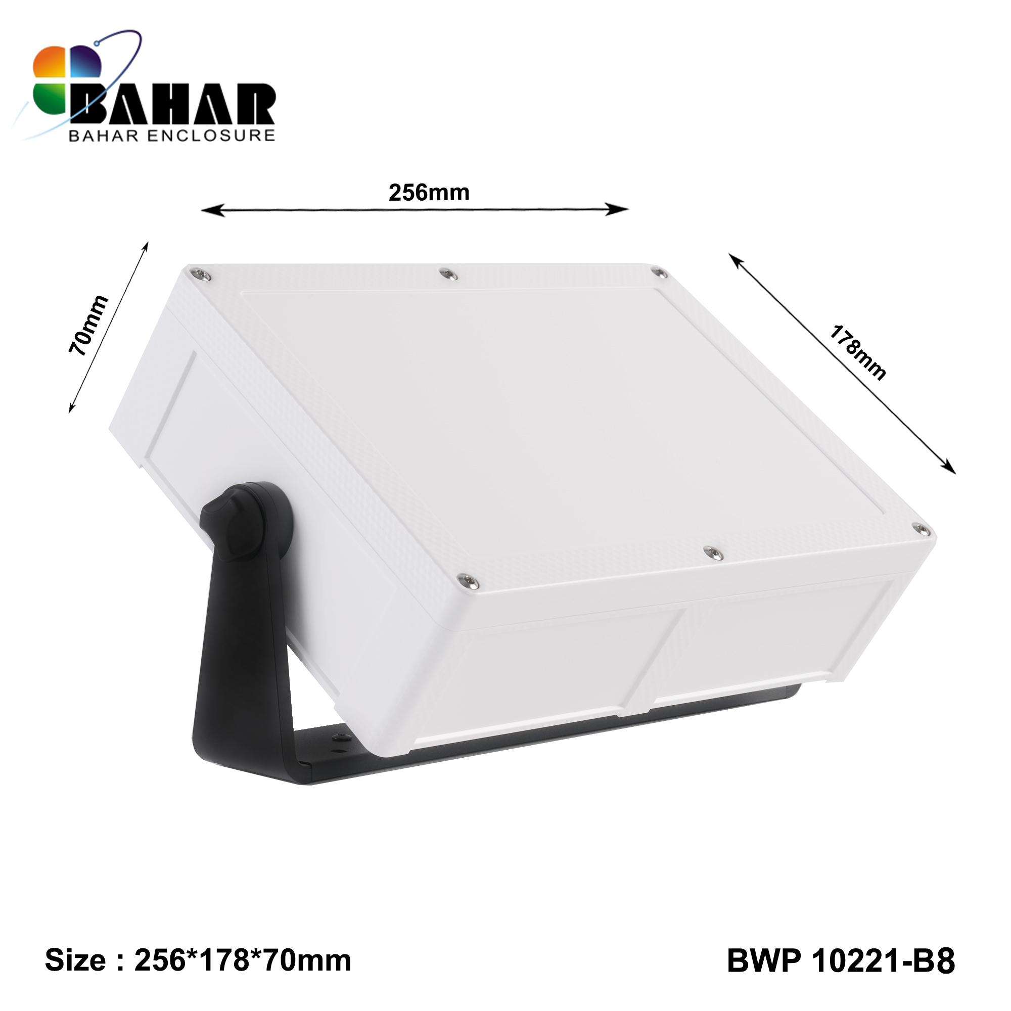 BWP 10221-B (IP68 Waterproof ABS Enclosure, Dustproof Junction Box, Outdoor Electronic Housing)