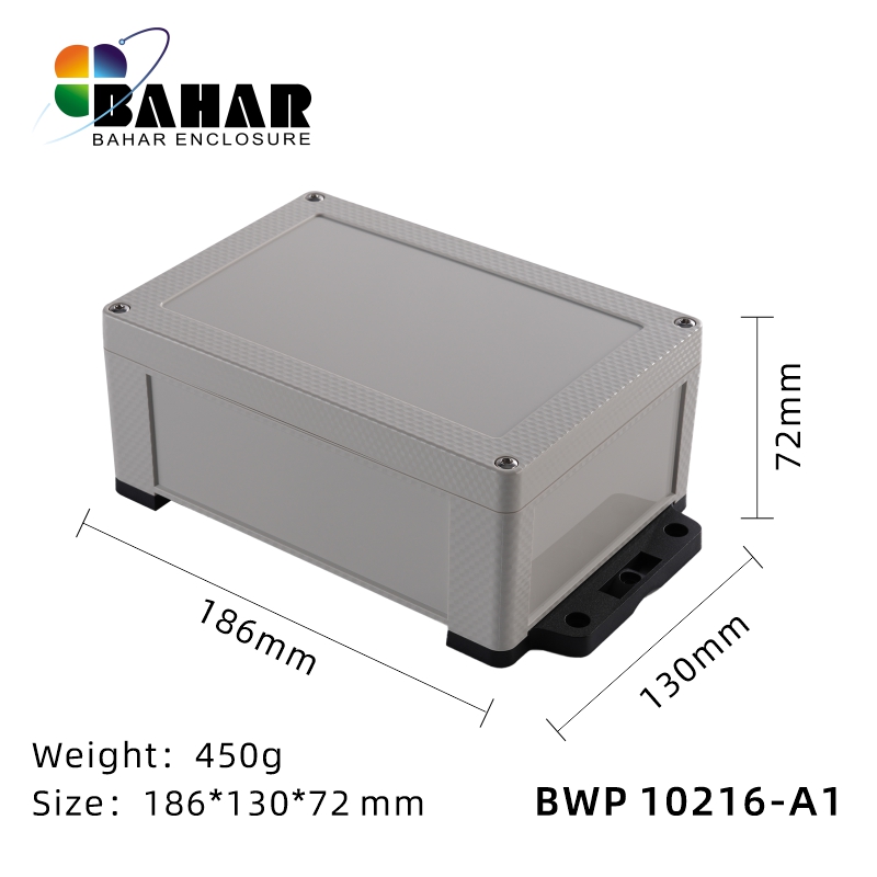 BWP 10216-A (IP68 Waterproof ABS Enclosure, Dustproof Junction Box, Outdoor Electronic Housing)