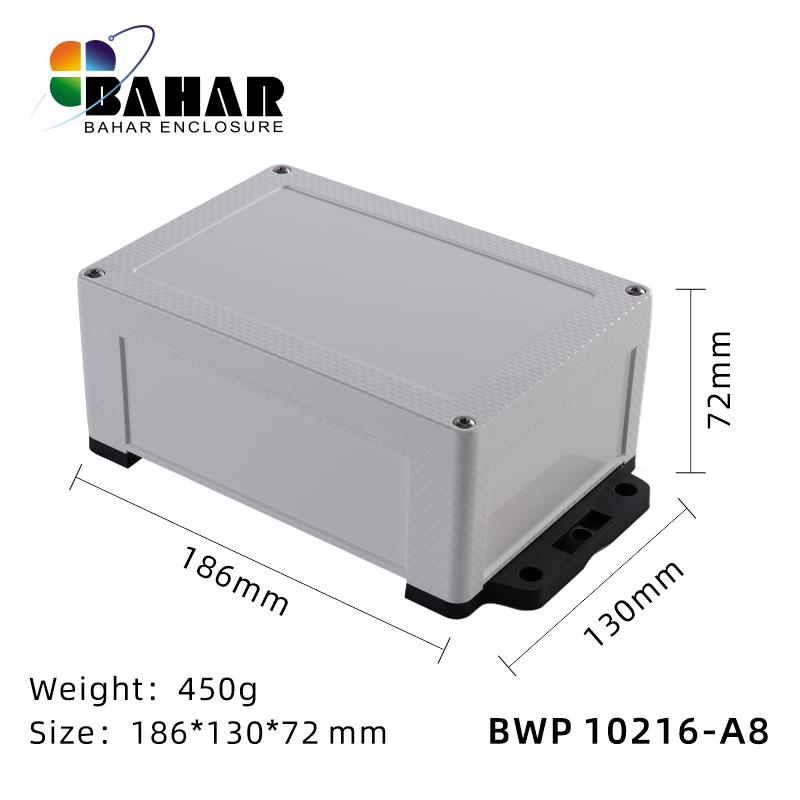 BWP 10216-A (IP68 Waterproof ABS Enclosure, Dustproof Junction Box, Outdoor Electronic Housing)