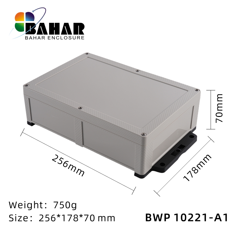 BWP 10221-A (IP68 Waterproof ABS Enclosure, Dustproof Junction Box, Outdoor Electronic Housing)